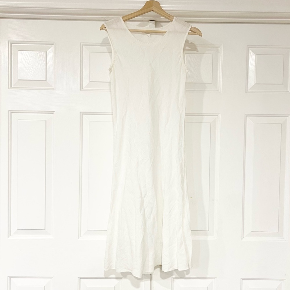 White Wash | Linen Slip Dress